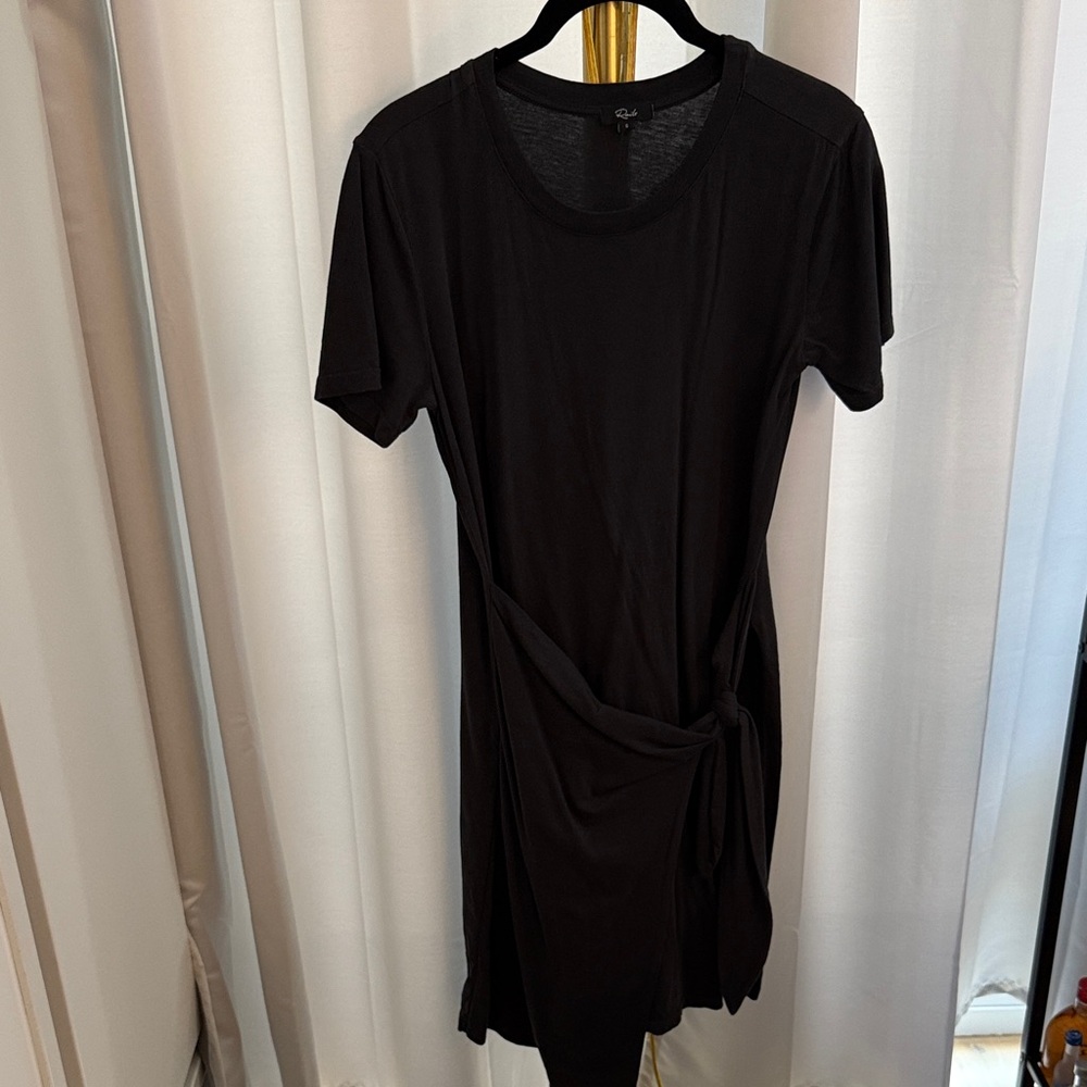 Rails Black Short Sleeve t-shirt Dress